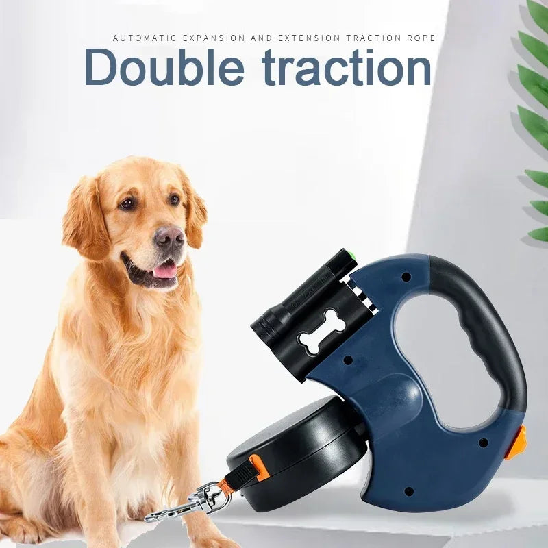 Laisse Double Rétractable : La Solution Idéale pour Promener Deux Chiens en Toute Simplicité